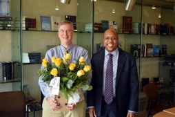 Brad Clary's colleagues at Minnesota Law had the pleasure of surprising Brad with this award and were kind enough to share pictures of the surprise.