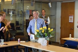 Brad Clary's colleagues at Minnesota Law had the pleasure of surprising Brad with this award and were kind enough to share pictures of the surprise.